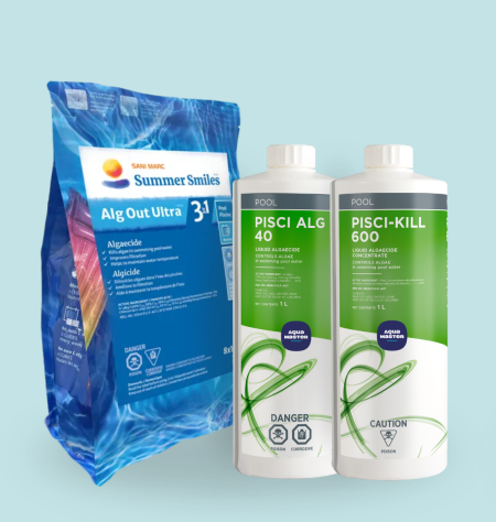 Shock treatments and algae prevention